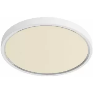 Image of Nordlux Noxy LED Dimmable Bathroom Ceiling Light White, 3000-4000K