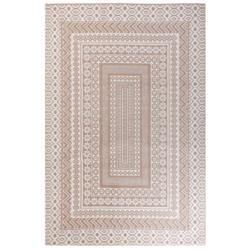Image of Beliani Rug Baglar White 200 X 300 Cm Jute
