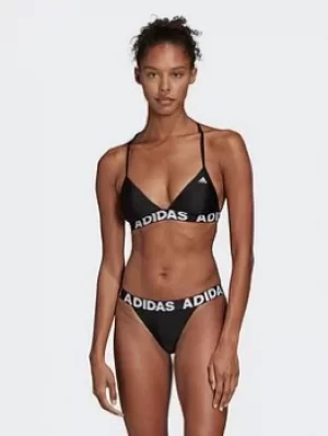 Image of adidas Beach Bikini, Black, Size 14, Women