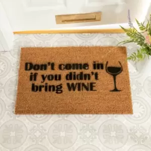 Image of Artsy Doormats Without Wine Doormat