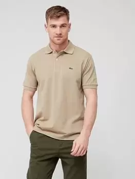 Image of Lacoste Classic Fit L.12.12 Polo Shirt - Beige , Brown Size M Men