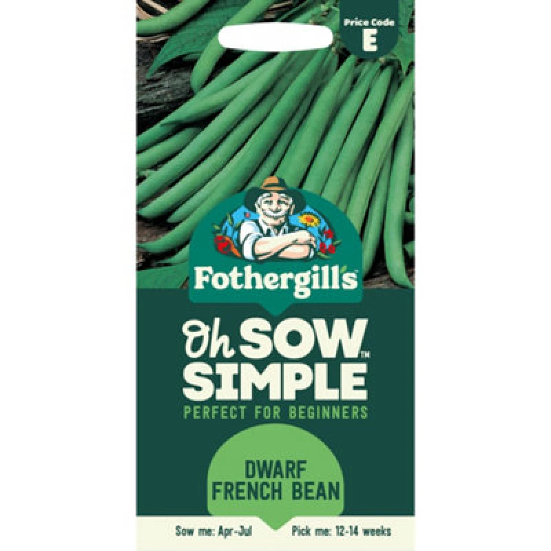 Image of Mr Fothergills Oh Sow Simple French Bean 'ferrari' Vegetable Seeds