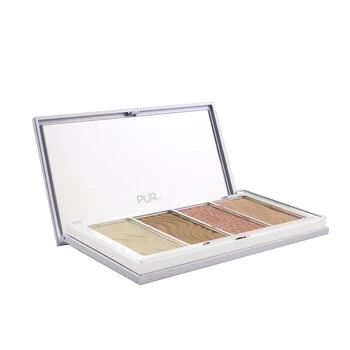 Image of PUR (PurMinerals)4 in 1 Skin Perfecting Powders Face Palette (1x Setting Powder, 1x Bronzer, 1x Highlighter, 1x Blush) - # Fair Light 15g/0.53oz