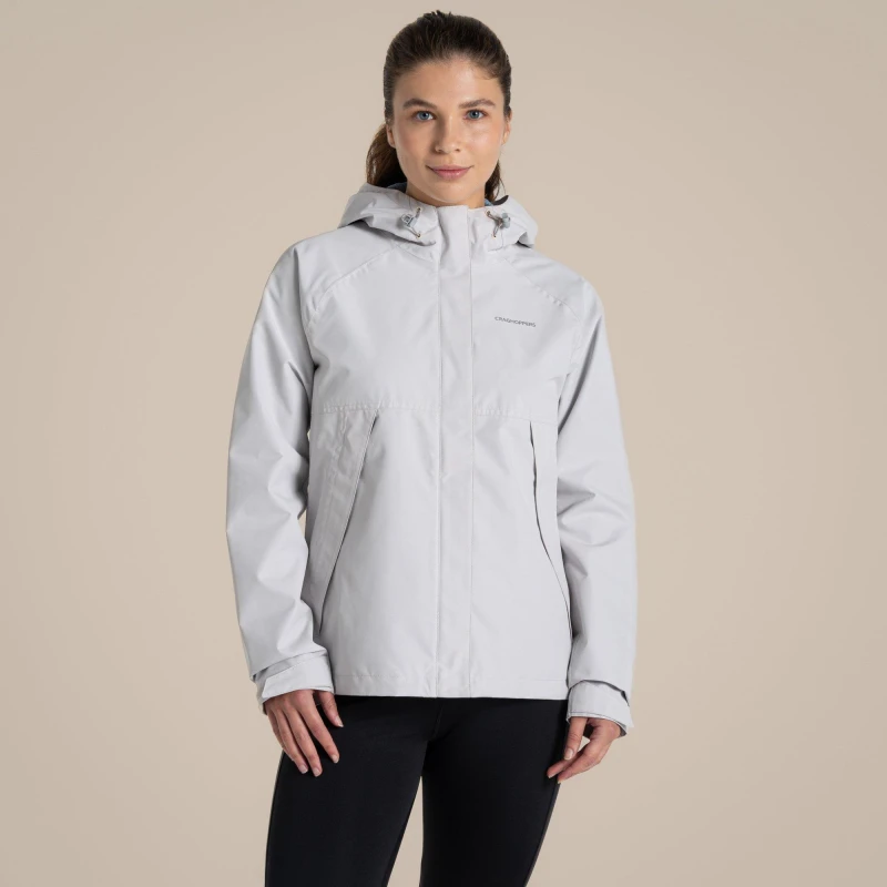 Image of Craghoppers Womens DofE Ossus Waterproof Wind Resistant Long Sleeve Jacket Anthracite female 20