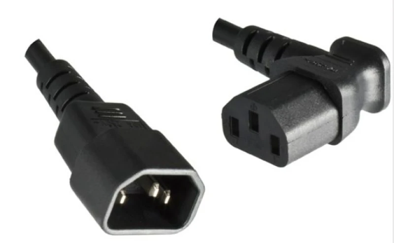 Image of Microconnect PE040618A power cable Black 1.8 m C13 coupler C14 coupler