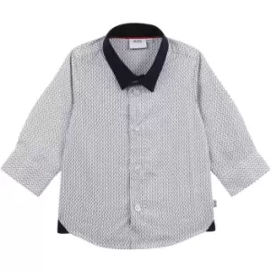 Image of Boss Long-sleeved Slim Fit Shirt - White