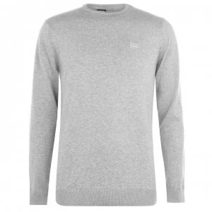 Image of 883 Police Crew Neck Knitted Jumper - Grey