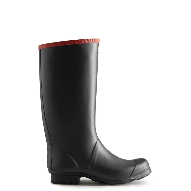 Image of Hunter Argyll Full Knee Wellington Black unisex 6 (39)