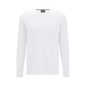 Image of Boss Long Sleeve T Shirt - White