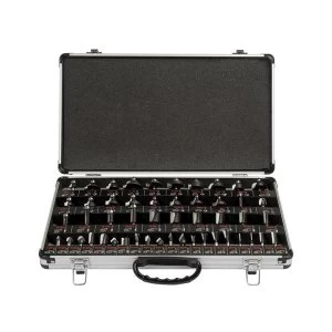 Image of Trend 1/4in TCT Router Bit Starter Set, 50 Piece