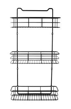 Image of Sabichi 3 Tier Over The Door Storage Unit - Matte Black