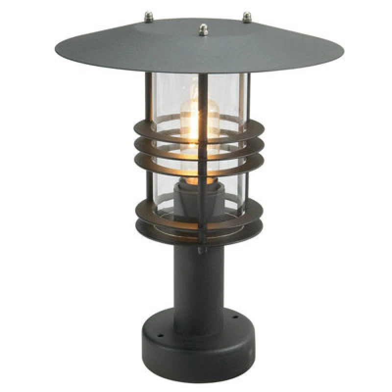 Image of Luminosa Lighting Elstead Stockholm Outdoor Pedestal Lantern, E27