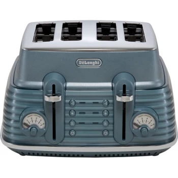 Image of DeLonghi Scolpito CTZS4003.BG 4 Slice Toaster