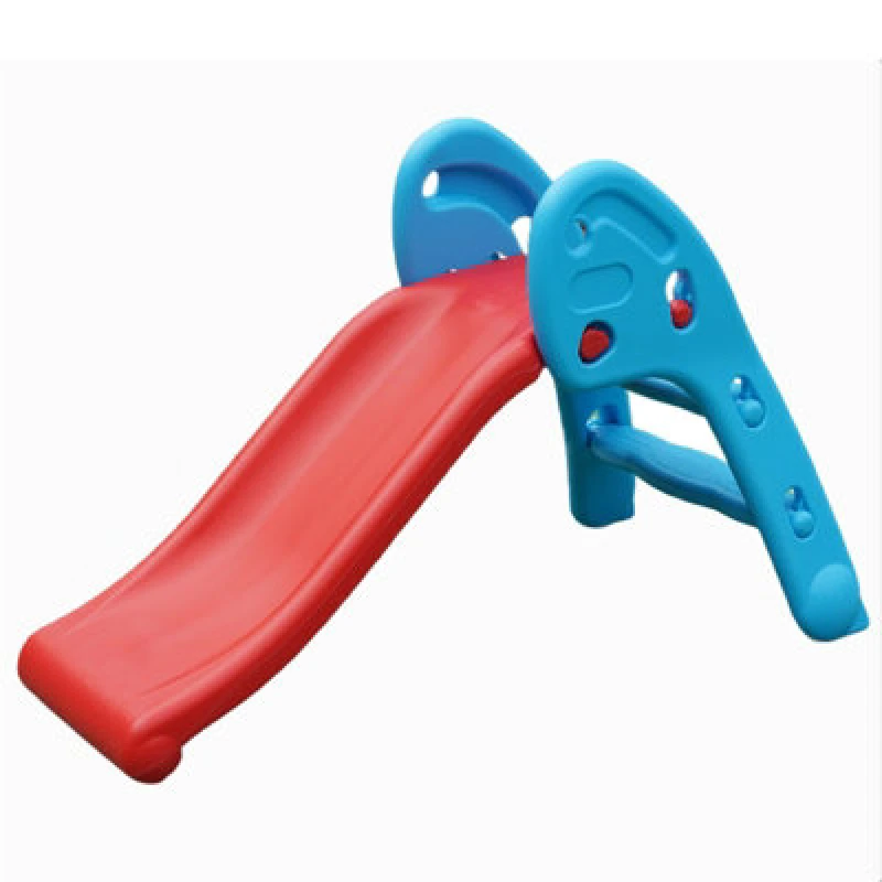 Image of Gr8 Garden Folding Garden Slide Climber Set Baby Toddler Indoor Outdoor Kids Toy Blue Red