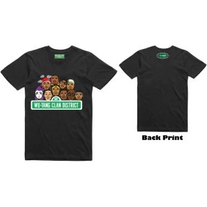 Image of Wu-Tang Clan - Sesame Street Mens XX-Large T-Shirt - Black