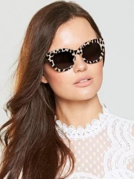 Image of kate spade new york Jalena Sunglasses Animal Print Print Women