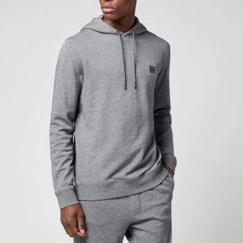 Image of Hugo Boss Wetalk Pullover Hoodie Silver Size M Men