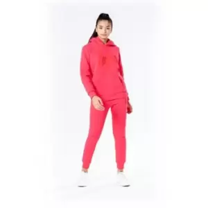 Image of Hype Script Tracksuit Junior Girls - Pink
