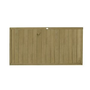 Image of Forest Garden Pressure Treated Tongue & Groove Vertical Fence Panel - 6 x 3ft Pack of 3