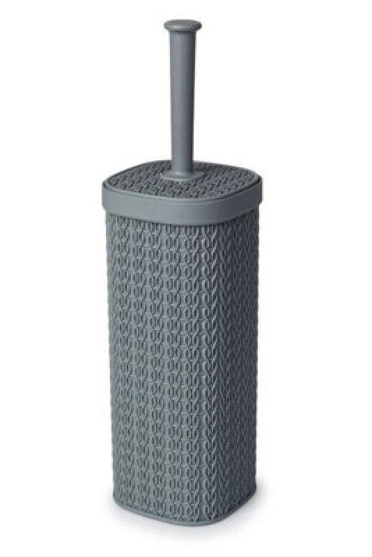 Image of Blue Canyon - Lace Design Toilet Brush - Grey