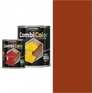 Image of Rust Oleum CombiColor Metal Protection Paint Bright Red 750ml