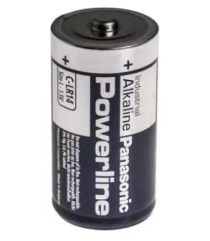 Image of Panasonic Industrial Powerline 1.5V Alkaline C Batteries With Standard Terminal Type