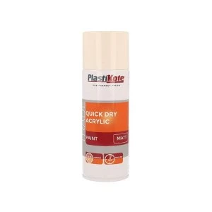 Image of PlastiKote Trade Quick Dry Acrylic Spray Paint Gloss Silver 400ml