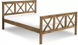 Image of Seconique Salvador HFE 4ft6 Double Pine Wooden Bed Frame