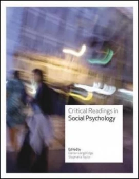 Image of Critical Readings in Social Psychology by Darren Langdridge Paperback