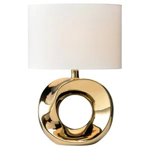 Image of Village At Home Polo Table Lamp - Gold