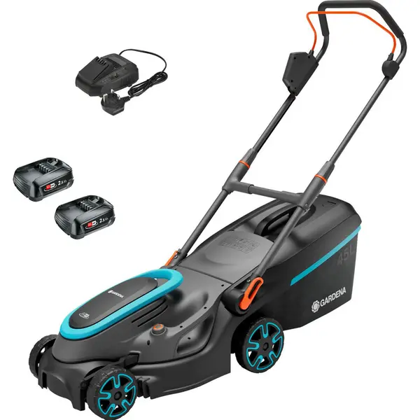 Image of Gardena PowerMax 37 P4A 14638-55 36V Cordless Rotary Lawnmower
