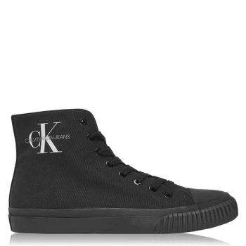 Image of Calvin Klein Jeans Icaro High Top Trainers - Black