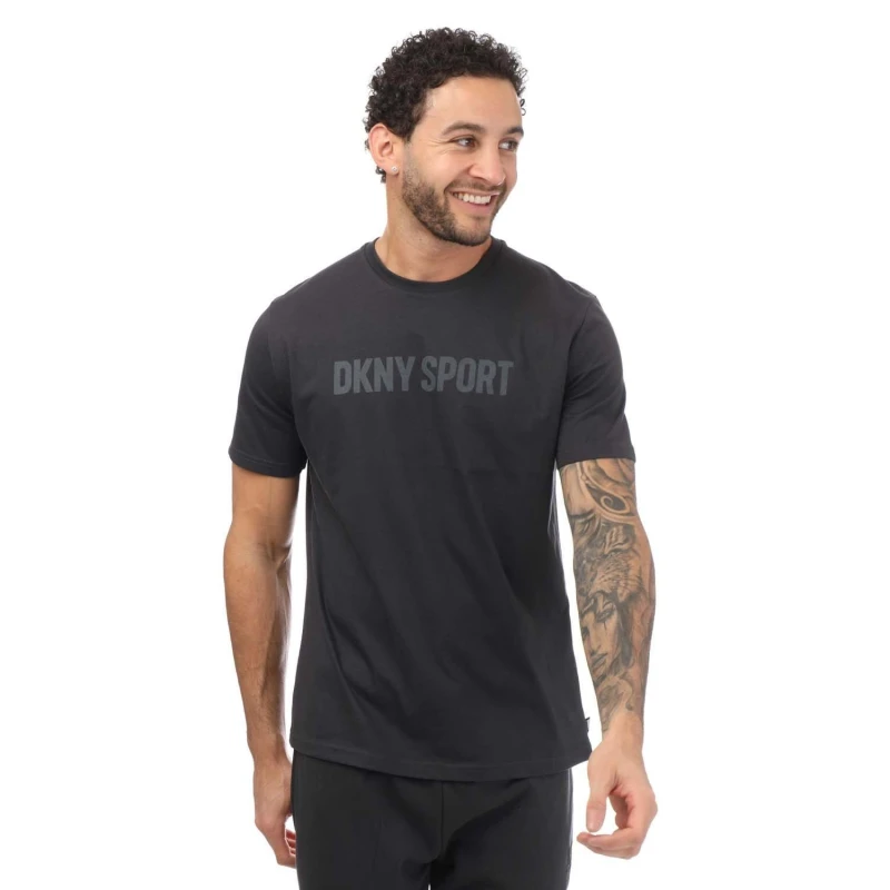 Image of DKNY Tonal Logo T-Shirt - Grey Grey M