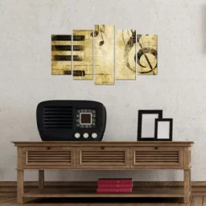 Image of 5MX-132 Multicolor Decorative MDF Painting (5 Pieces)