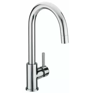 Image of Prism Kitchen Sink Mixer Tap Single Lever Modern Chrome - Bristan