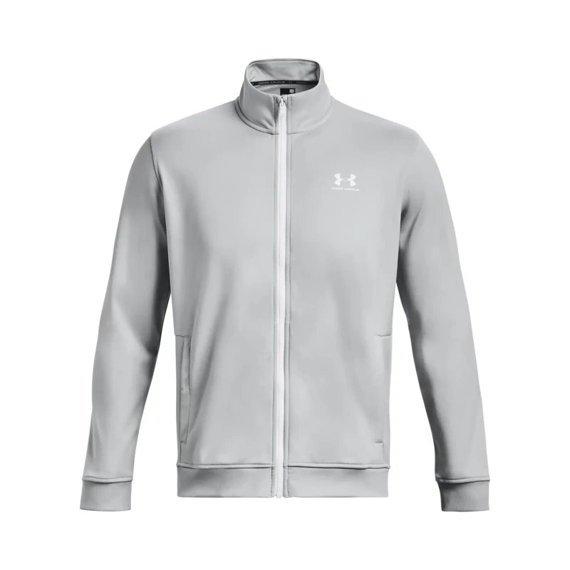 Image of Under Armour Tricot Jacket Mens - Grey Grey M