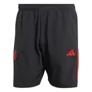 Image of adidas Manchester United Downtime Shorts 2023 2024 Mens - Black