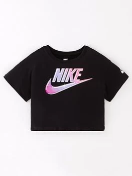 Image of Boys, Nike Kids Short Sleeve Graphic T-Shirt - Black, Size 3-4 Years