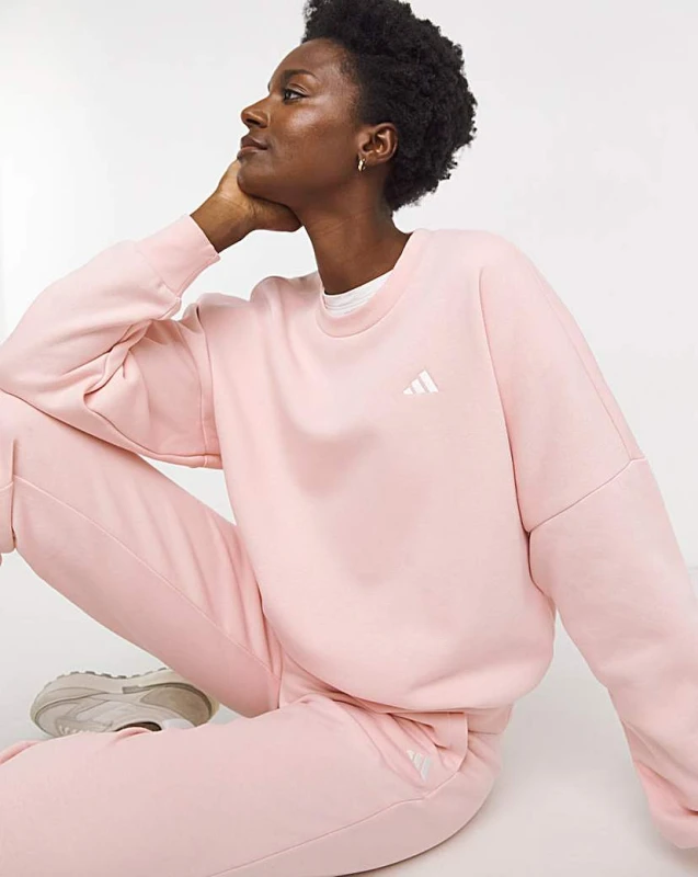 Image of Adidas adidas Small Logo Sweatshirt Pink Female 1X 20/22 ID04504