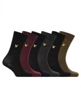 Image of Lyle & Scott 5 Pack Sock Gift Set - Multi