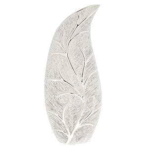 Image of Leaf Slender Vase Champagne Small