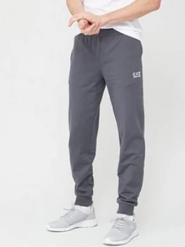 Image of Emporio Armani EA7 Core ID Logo Sweatpants Iron Gate Grey Size S Men