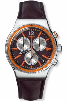 Image of Mens Swatch Irony Chrono - Prisoner Chronograph Watch YVS413