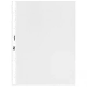 Image of Rexel Quality A4 Punched Pockets; Glass Clear; Pack of 100