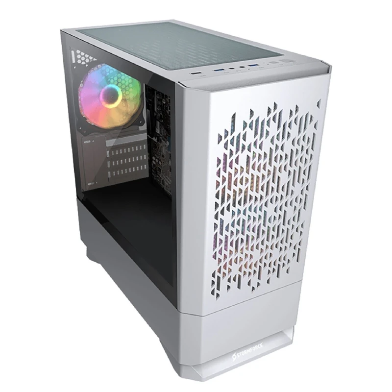 Image of STORMFORCE Crystal Core i7-12700F 16GB 1TB RTX 4060Ti Windows 11 Gamin