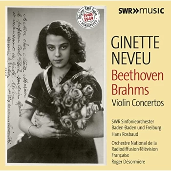 Image of Ginette Neveu - Ginette Neveu: Beethoven/Brahms - Violin Concertos CD