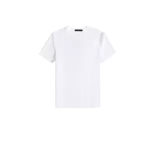 Image of French Connection Seersucker Jersey T-Shirt - White