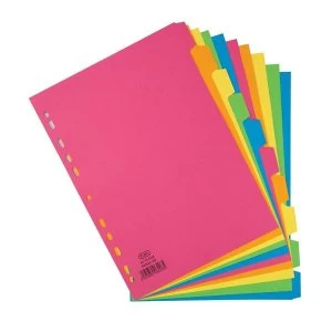 Image of Elba Divider A4 5-Part Manilla 240gm Assorted 400008249