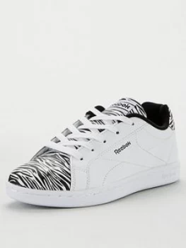 Image of Reebok Royal Zebra Childrens Trainer - White/Black, Size 3