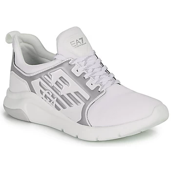 Image of Emporio Armani EA7 A Racer Reflex Runner Trainers White Size 10 Men